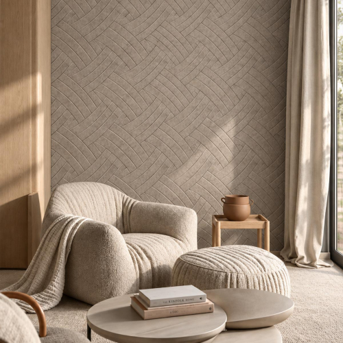 Blend akoestisch vilt design taupe 38 Blend akoestisch vilt design taupe 38